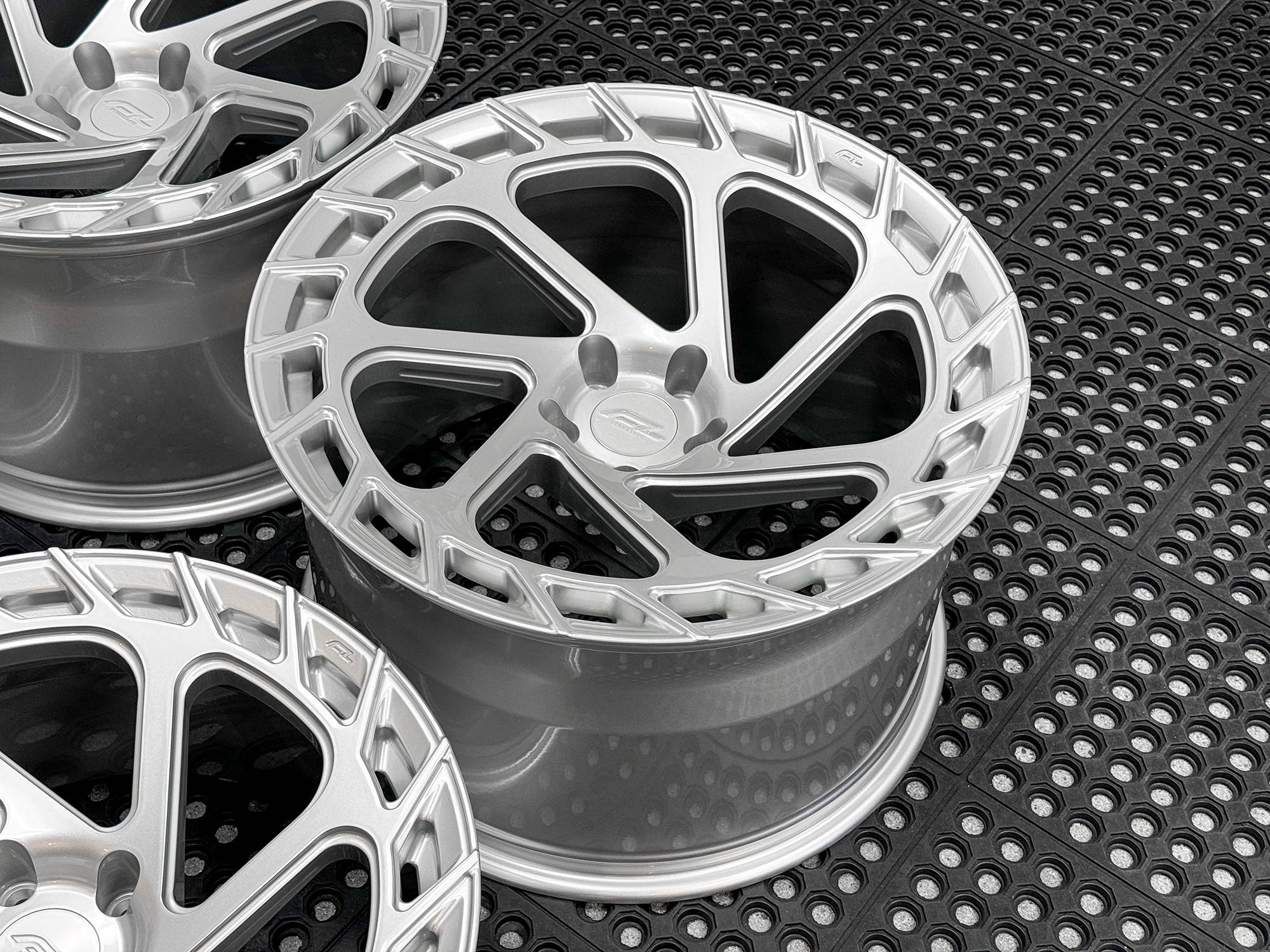 S650 Mustang New Forgedlite TF Series 1pc Forged Monoblock - Custom Made for your Mustang TF7-GLOSS-SILVER-3