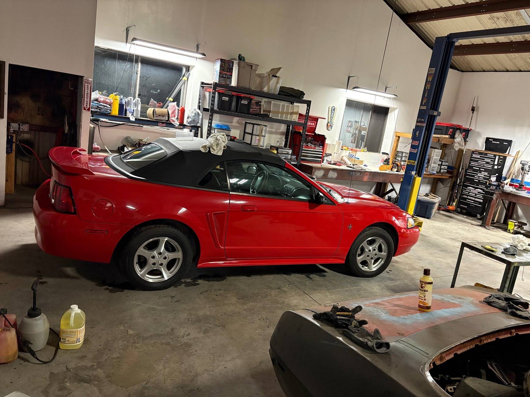 S650 Mustang Red Convertible 2003 Mustang (Garage Kept) - $4,000 Original Female Owner (Located in Durham, California) thumbnail_IMG_0174