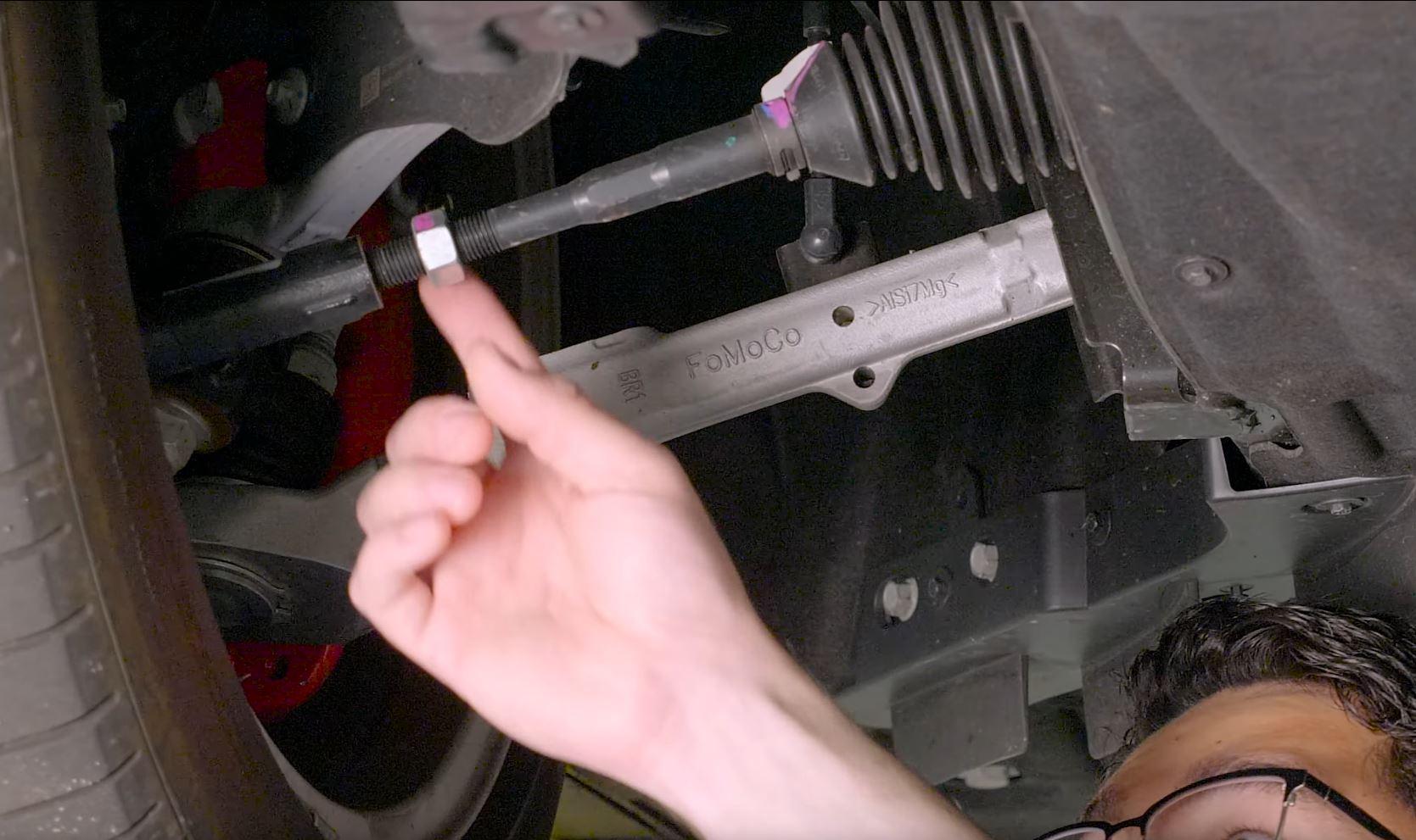 S650 Mustang 2024 Mustang PDI (Pre-Delivery Inspection) Checklist Released Tie Rod Ends.JPG