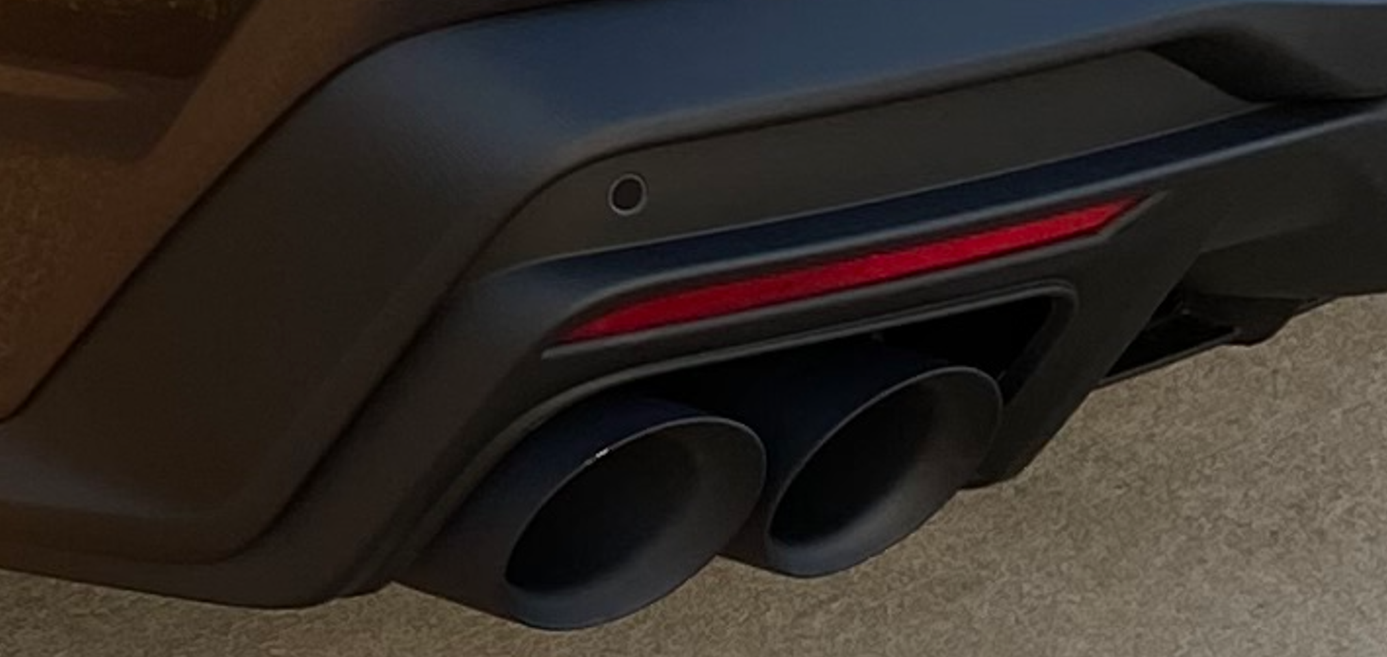 S650 Mustang Paint type and color for Dark Horse exhaust tips? Tips