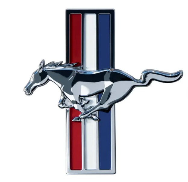 S650 Mustang Tri-bar logo tribar emblem