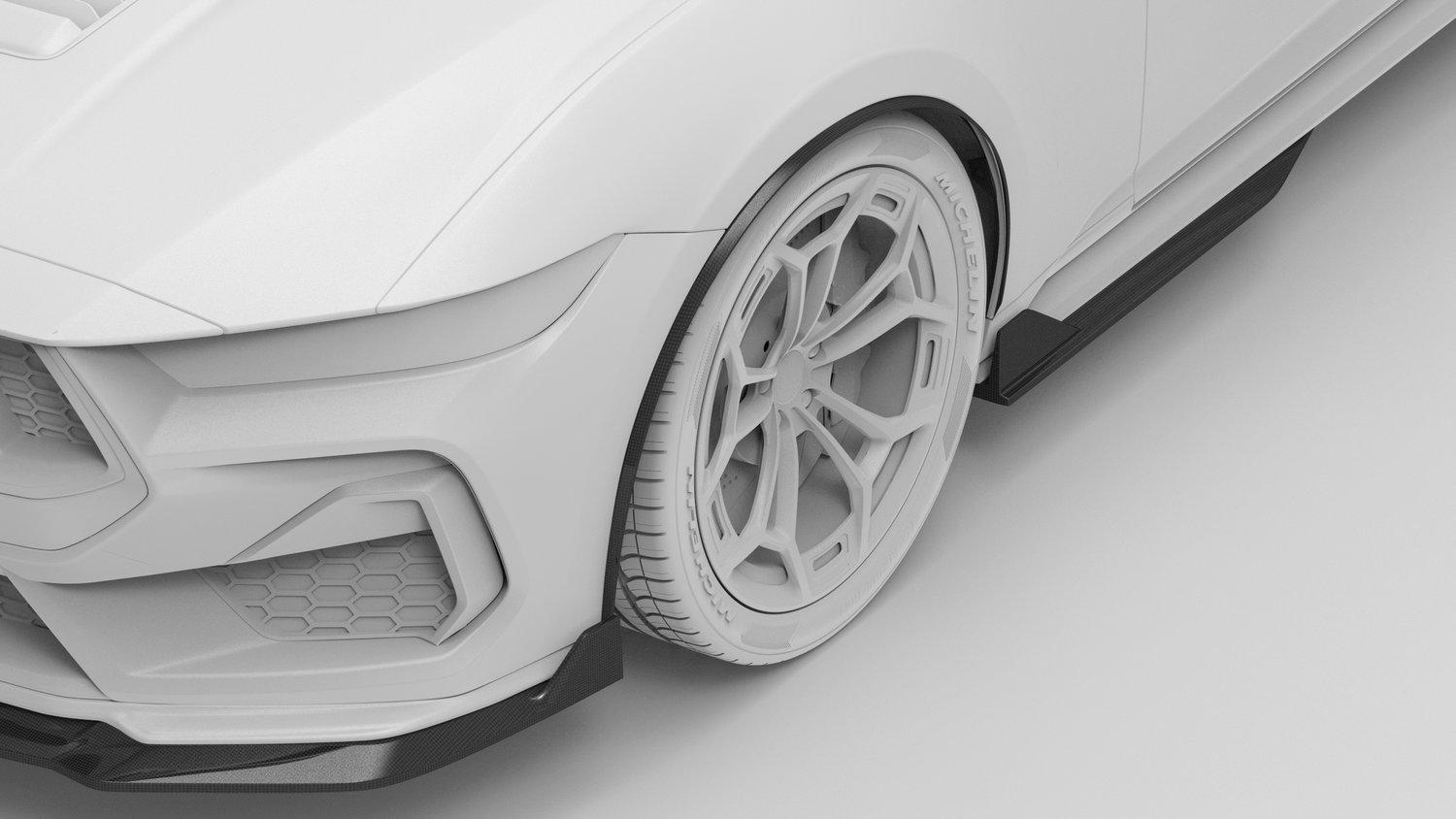 S650 Mustang Mach-1/Dark Horse Front Wheel Lip Mold Fender Flares untitled.15