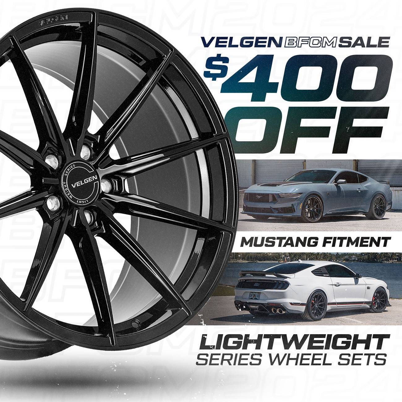 S650 Mustang OFFICIAL 2024 Black Friday Holiday Wheel Thread for S650 Mustang Velgen_BFCM2024_Post_$400OFFMustan