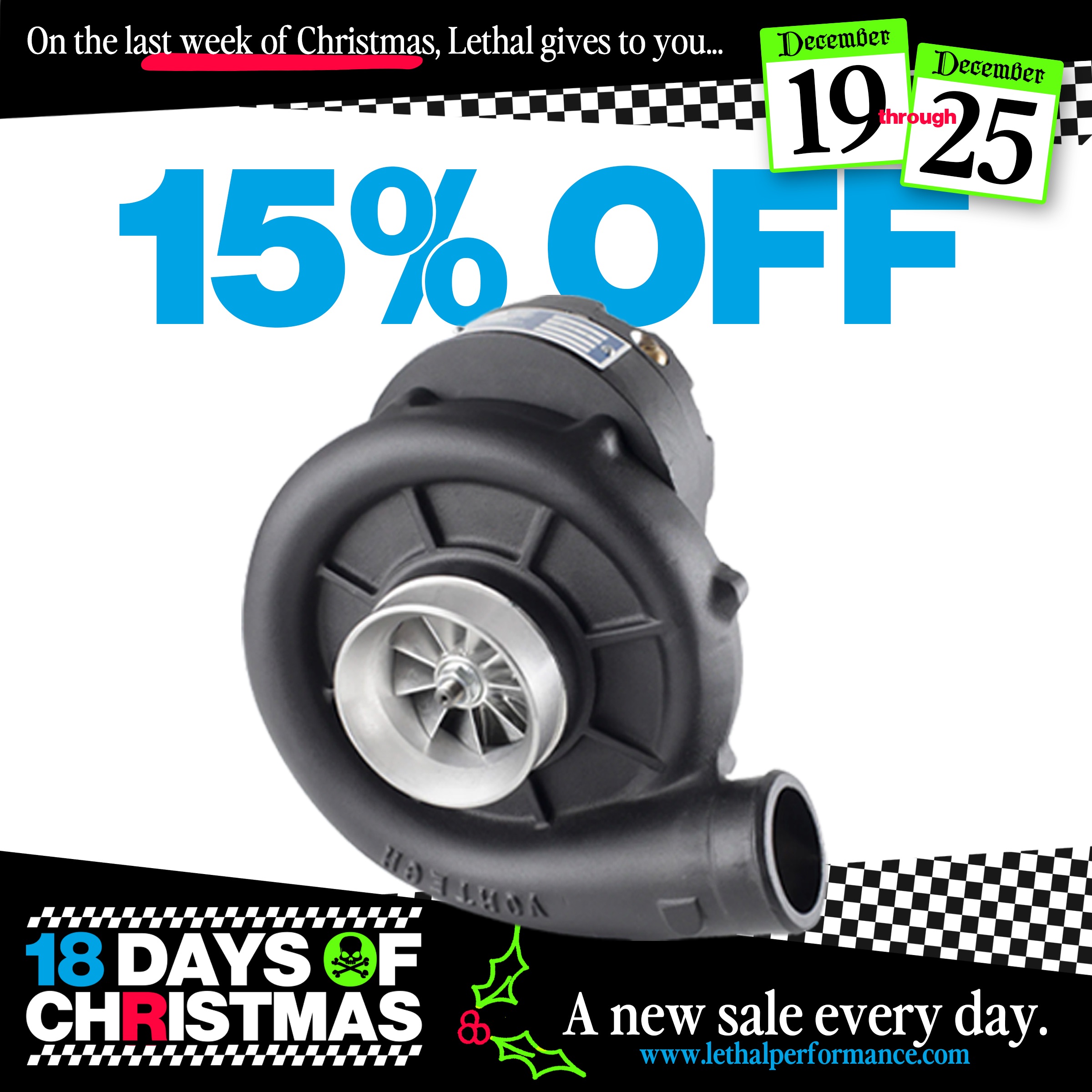 S650 Mustang Lethal Perfomance's 18 Days of Christmas SALES START NOW!! Vortech
