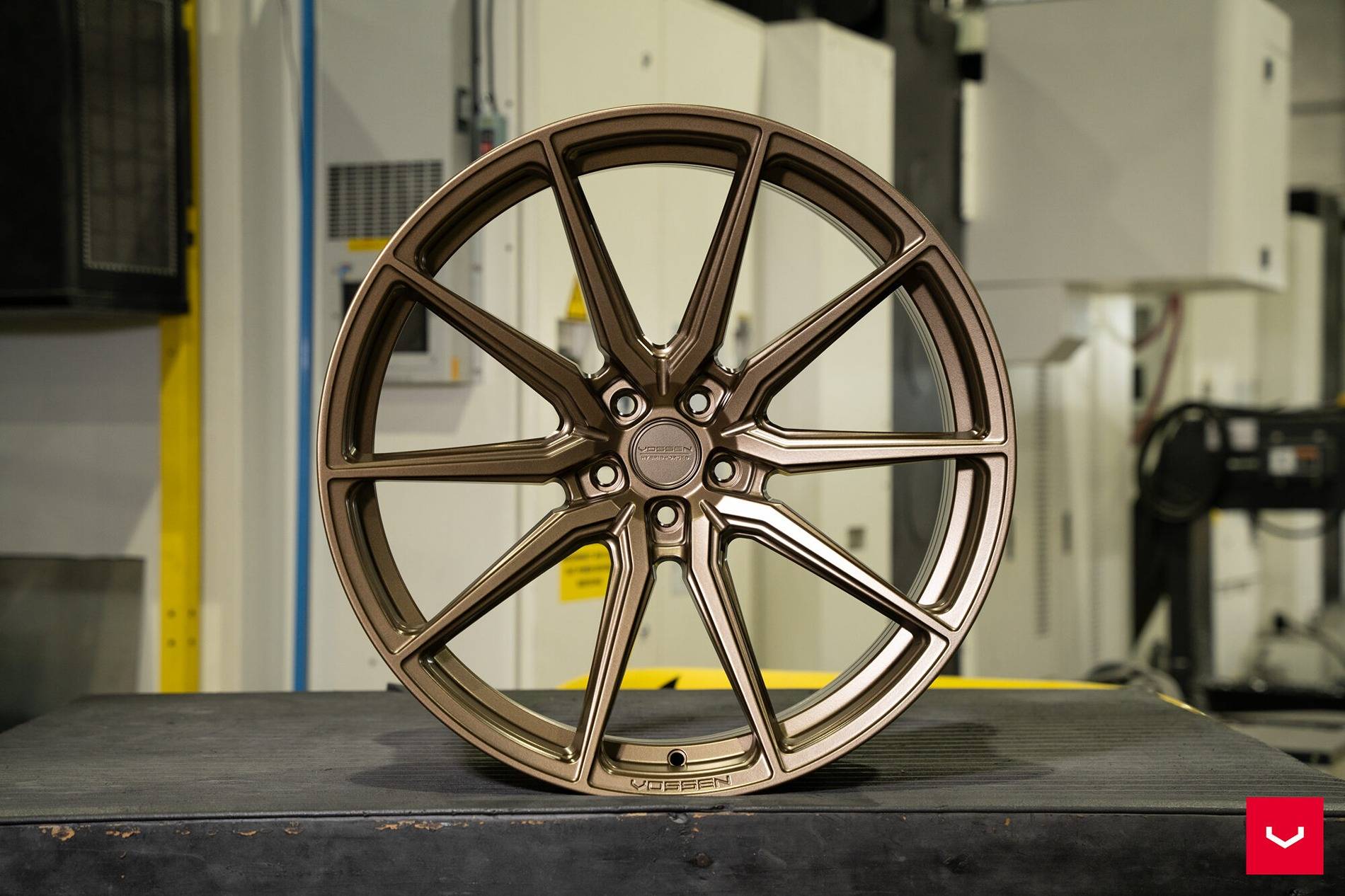 S650 Mustang Vossen HF-1 HF-2 HF-3 HF-4T HF-5 HF-7| Hybrid Forged Series | Member Pricing | Team VIBE Vossen-HF-3-Carbon-Caps-C39-Satin-Bronze-Hybrid-Forged-Series-©-Vossen-Wheels-2024-2-2-2000x1333