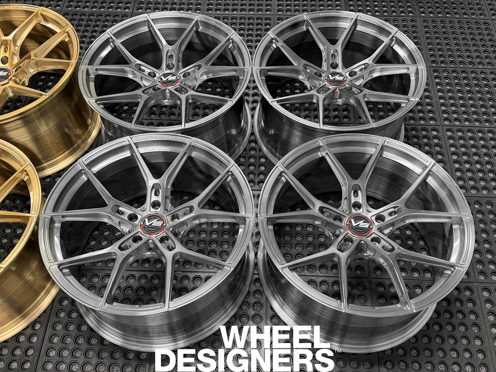 S650 Mustang VS Forged VF01 6061-T6 Forged Brushed Titanium | Brushed Bronze | Custom VS-FORGED-VF01-16