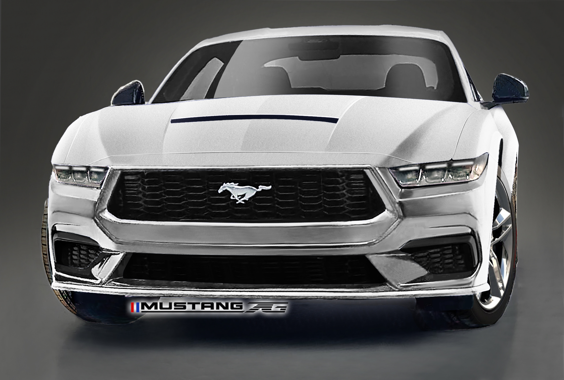 S650 Mustang chazcron weighs in... 7th gen 2023 Mustang S650 3D model & renderings in several colors! White-S650-Mustang-M7G