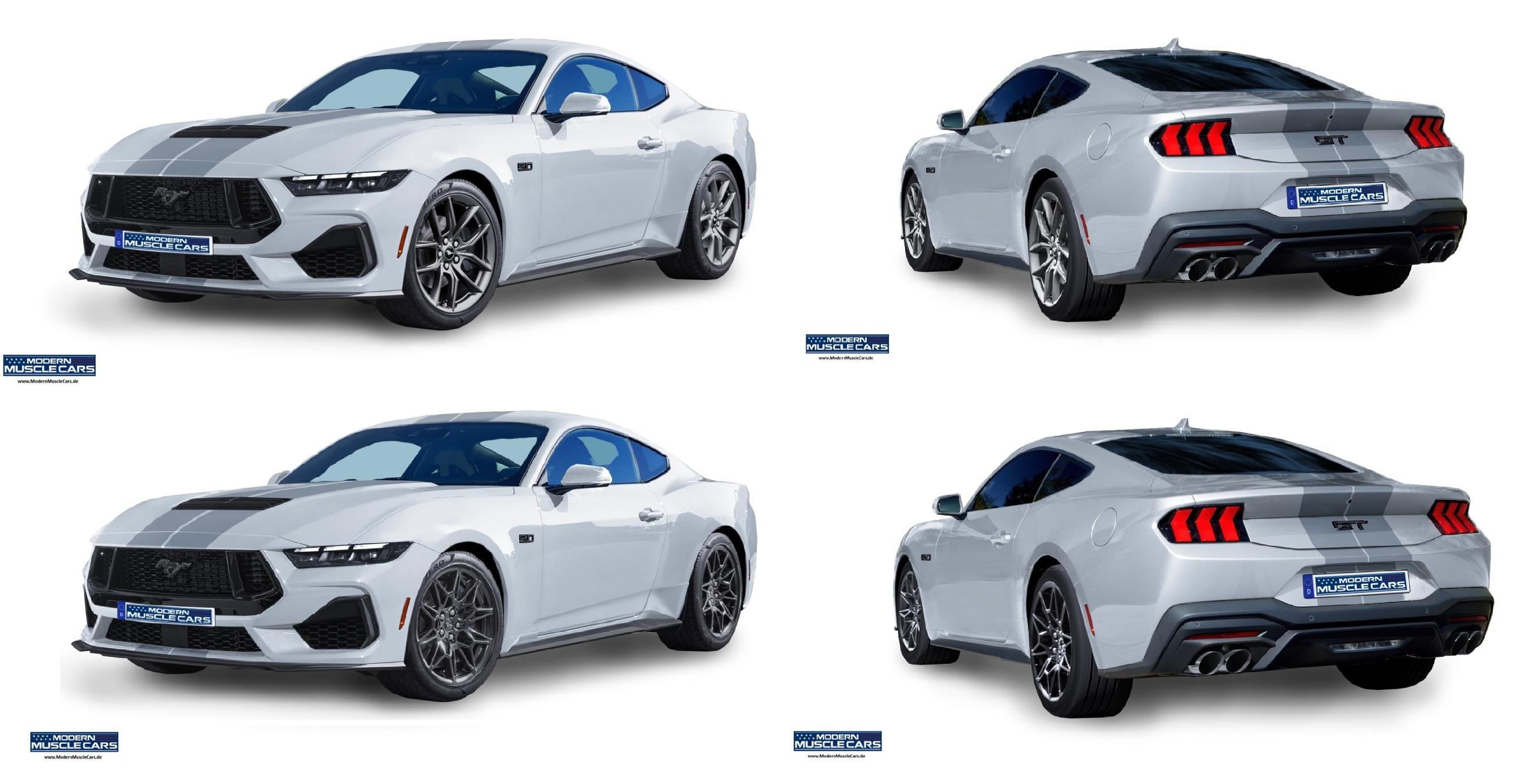 S650 Mustang Build your own Custom 2024 Mustang S650 NOW on my builder! white_w_silver_stripes