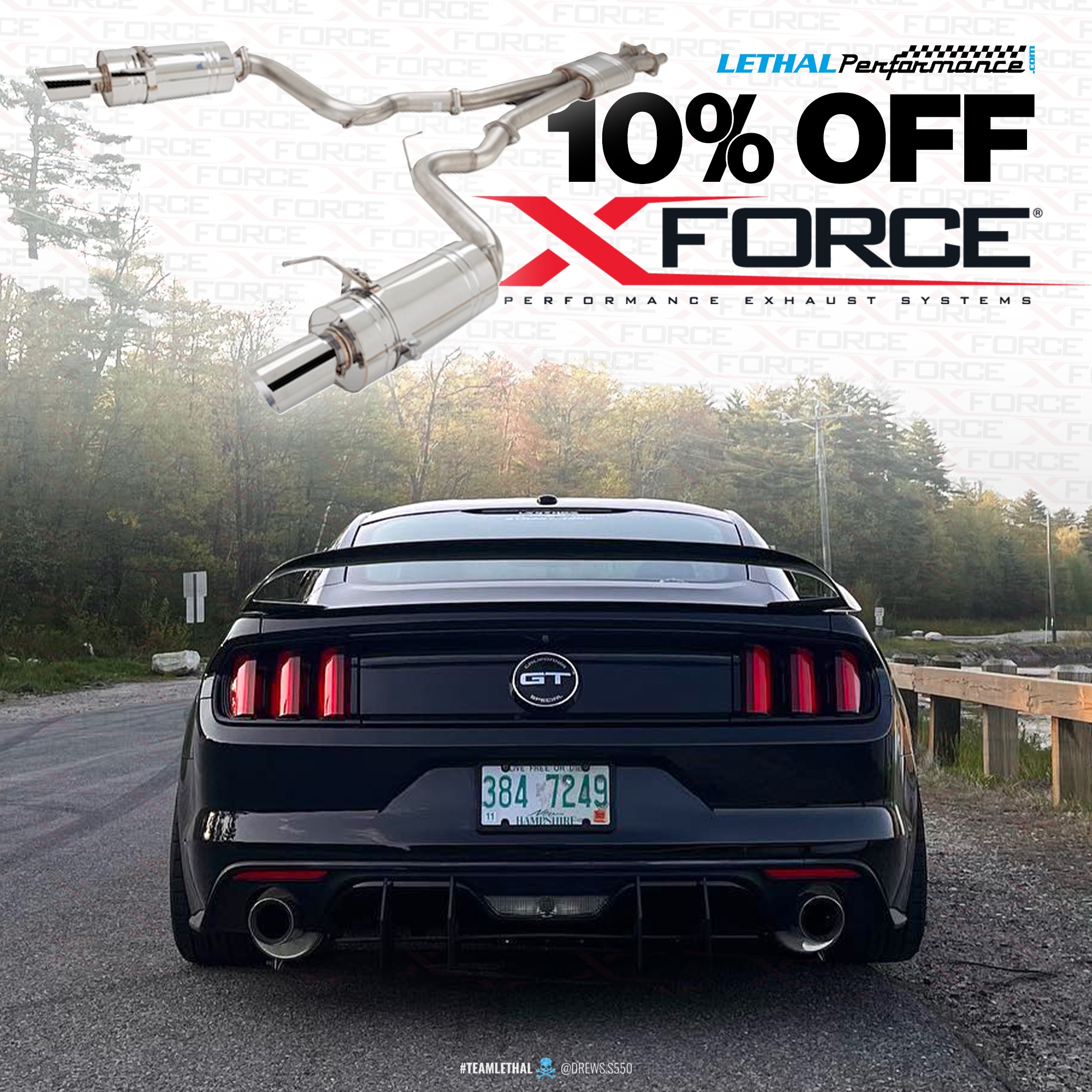 S650 Mustang XForce SALE here at Lethal Performance!! xforce drewss550