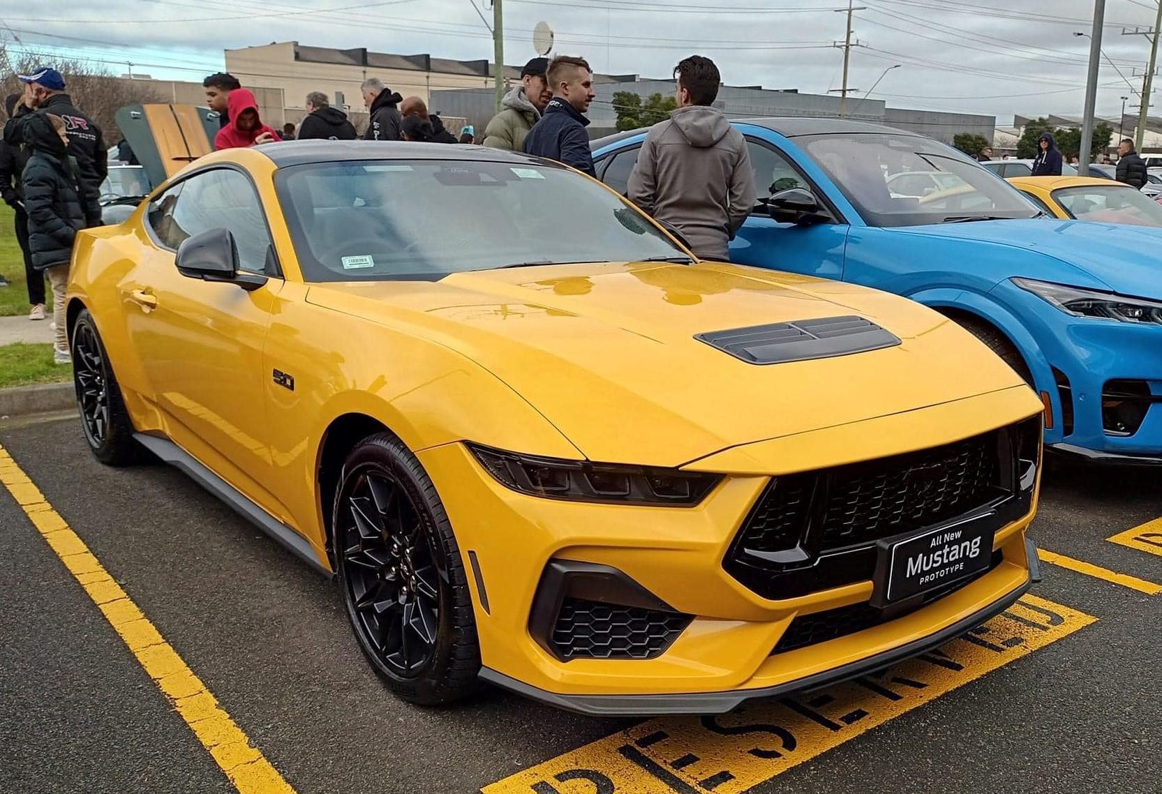 S650 Mustang RHD S650 Mustang Prototype Spied Yellow Splash 29