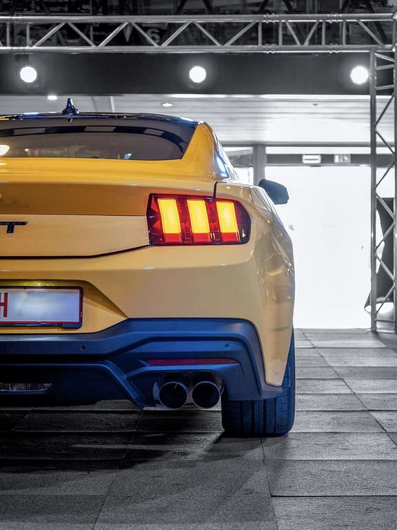 S650 Mustang First RHD S650 Mustang Spied Wearing Red Tail Lamps and Other Changes Yellow Splash Adelbert 19