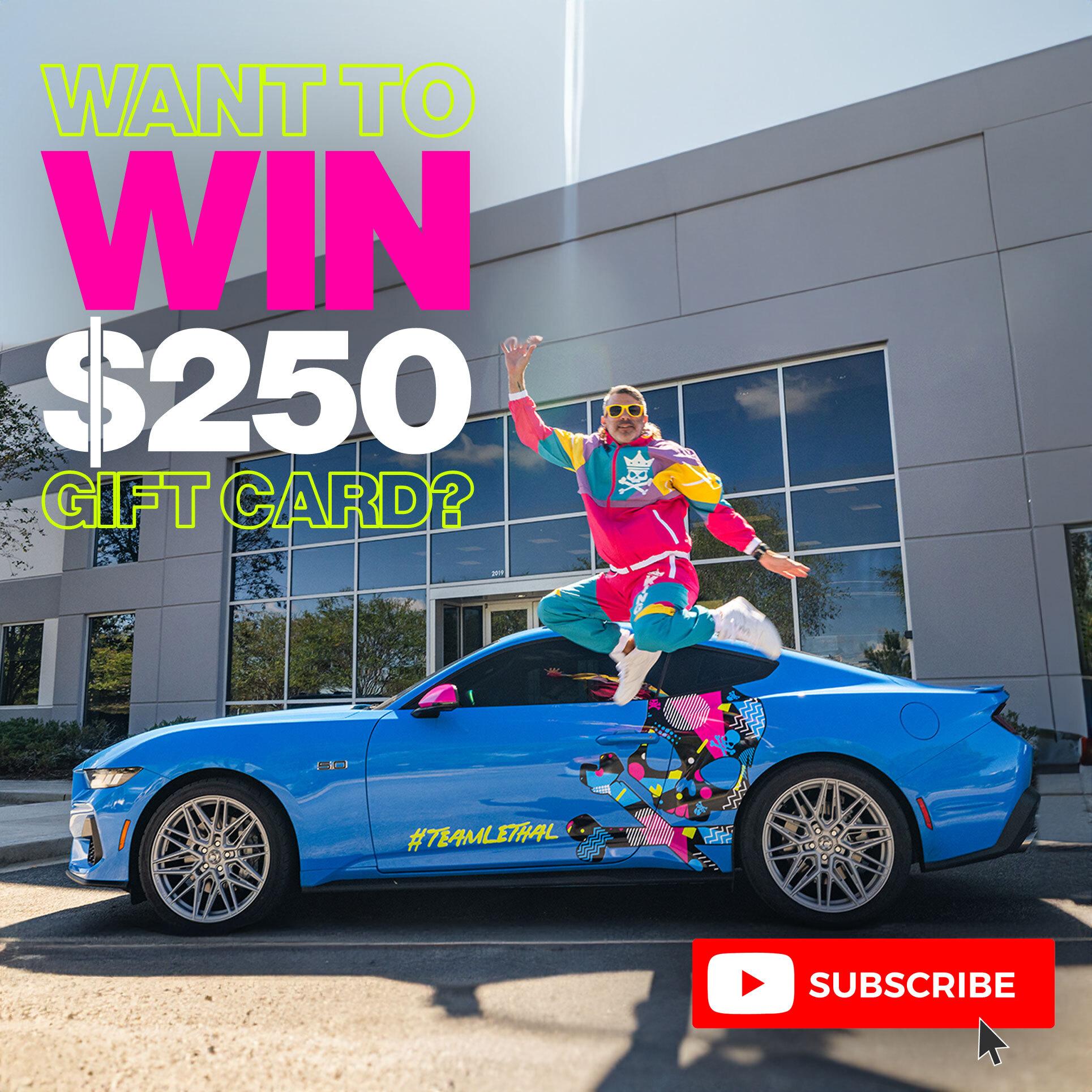 S650 Mustang We're doing ANOTHER giveaway here at Lethal Performance! YoutubeGiveaway_Post