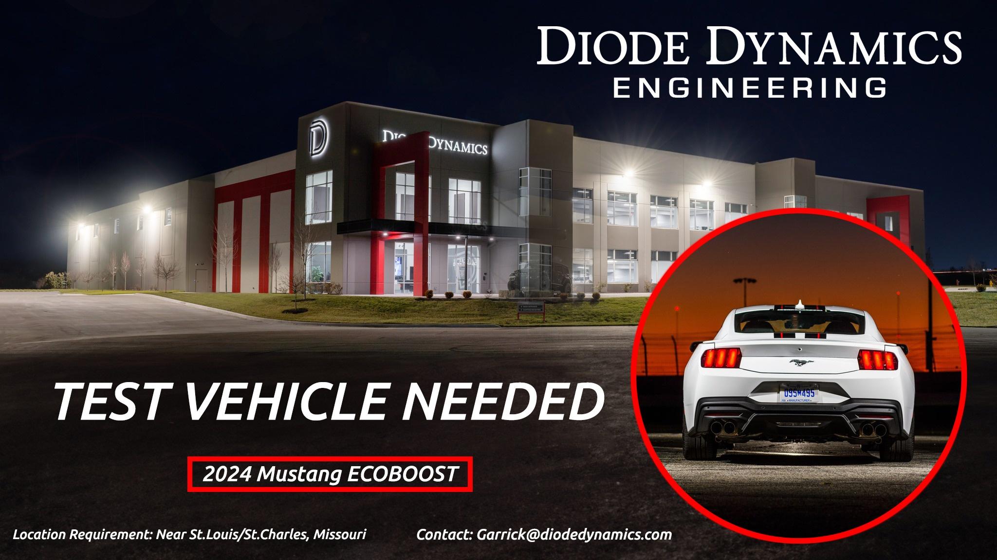 S650 Mustang Diode Dynamics Engineering | Test Vehicle Needed 🚨 YW9AKIr