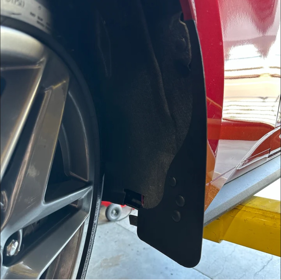 S650 Mustang Front inner wheel well issues ZL1Addons 2024 Mustang Mud Flaps