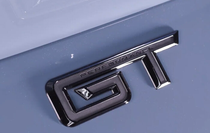 S650 Mustang GT gets new badge design and loses black trunk trim - revealed in latest Stampede teaser