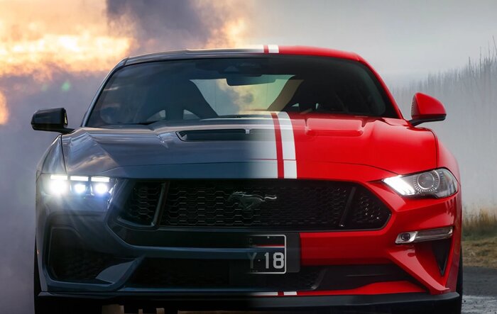 S650 v S550 Mustang GT front end comparison