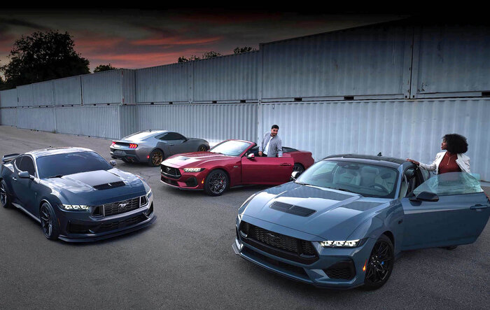 The new pictures from the Ford 2024 Mustang webpage