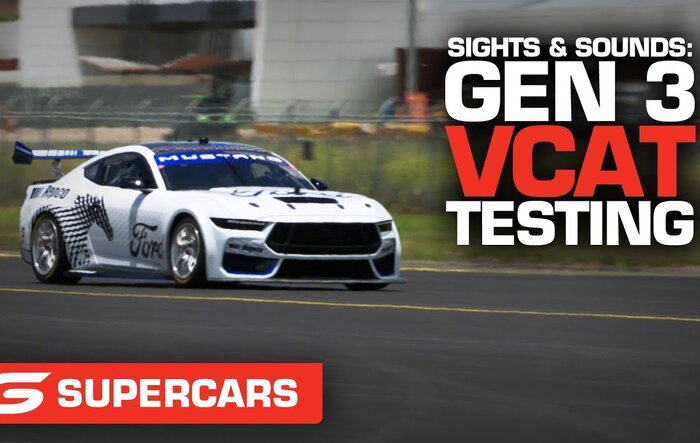 Gen 3 Aussie Supercar S650 (and Camaro) put through their paces -- watch & listen