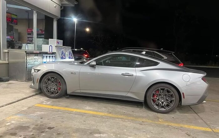 Silver 2024 Mustang GT S650 spotted