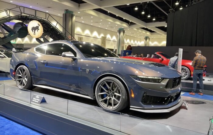 2023 Mustang Dark Horse S650 display @ 2022 LA Auto Show