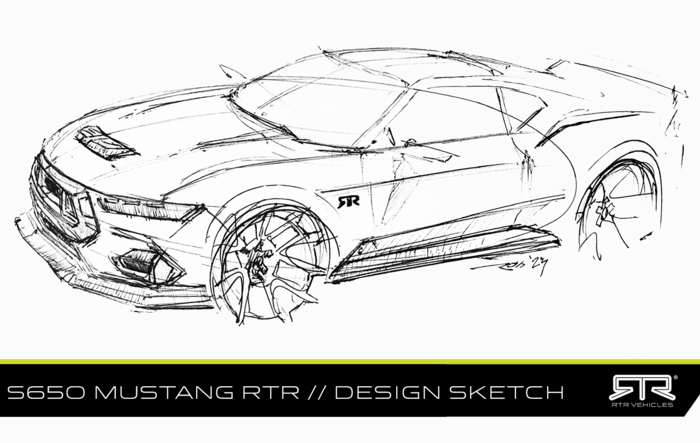 S650 Mustang RTR // Design Sketch