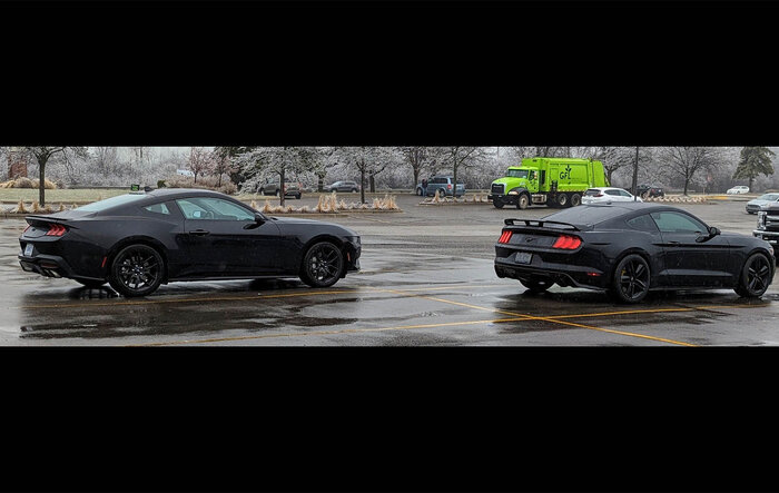 S650 vs S550 real life side by side comparison look (rear view)