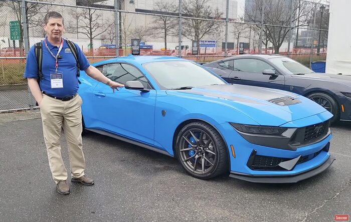 First ride in 2024 Mustang Dark Horse (Grabber Blue) - Long McArthur