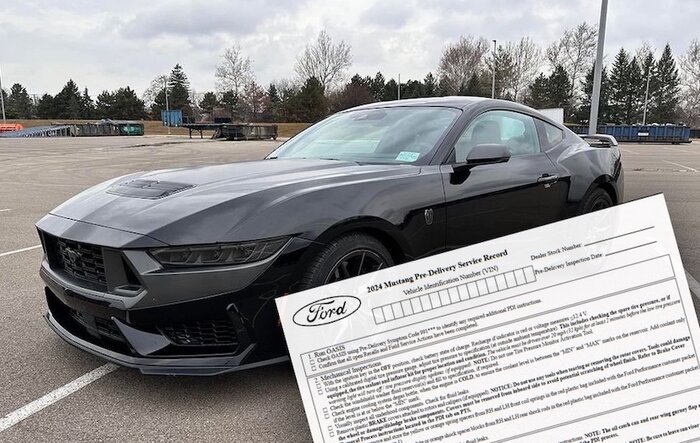 2024 Mustang PDI (Pre-Delivery Inspection) Checklist Released