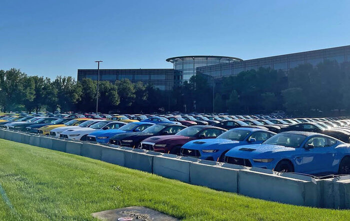 More Parking Lots Full of 2024 Mustangs