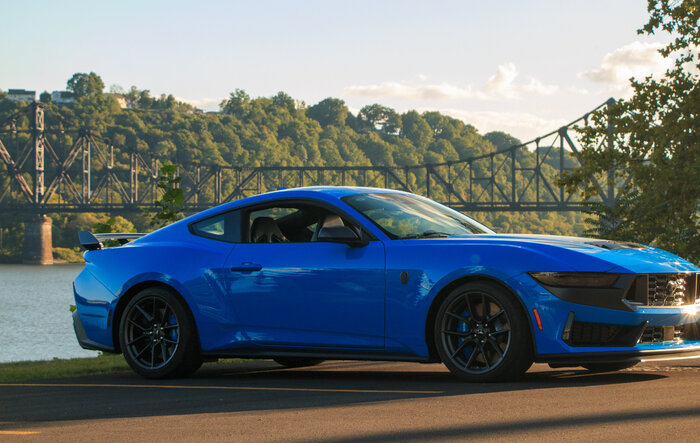 Photos: Introducing Chassis 0627 or Formally Celeste, a Grabber Blue Dark Horse