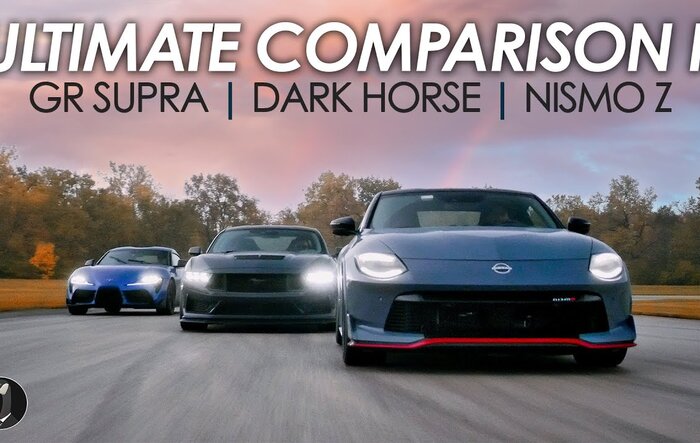 Dark Horse Mustang vs. Nismo Z & Supra -- comparison review by SavageGeese