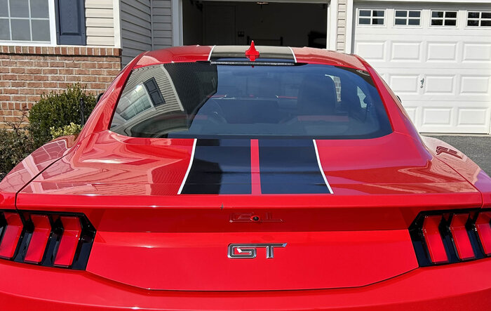 I striped the car on my own without a pre cut kit