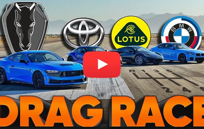 Drag Race: Dark Horse vs Lotus Emira, M2, Supra, Camaro, Challenger