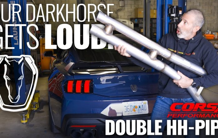 Our Dark Horse Gets LOUDER! - Corsa Performance HH Pipe Install!