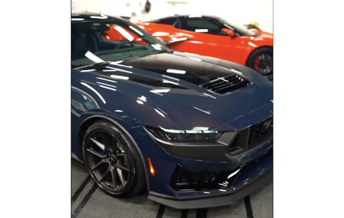 2024 Dark Horse Blue Ember after full detailing