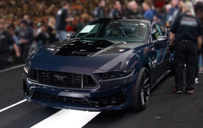 First Production 2024 Dark Horse VIN 00001 sells for $350,000 at Barrett Jackson