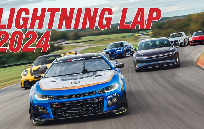 Car and Driver Lightning Lap 2024 - Dark Horse Mustang Results