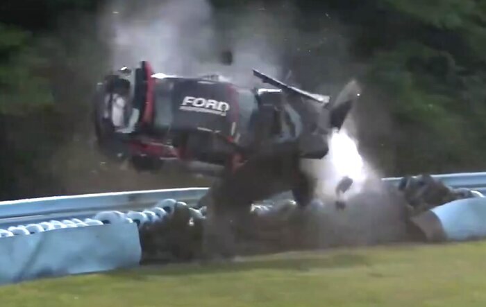 Dark Horse massive crash at IMSA (06/21)