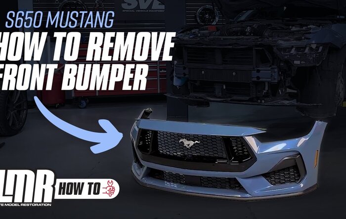 How To Remove 2024+ S650 Mustang Front Bumper (DIY Video)