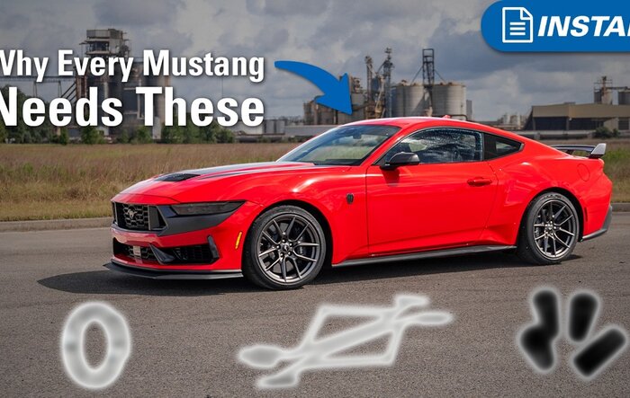 Installing the First Mods on Our 2024 Mustang Dark Horse!