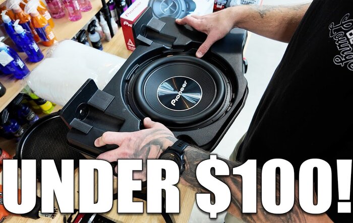 $79 Subwoofer Upgrade (Pioneer TS-A250D4 10" Sub) - IT SOUNDS GREAT!
