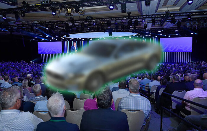 "Mach 4" 4-Door Mustang + Off-Road Baja Mustang models previewed at Ford dealers meeting!