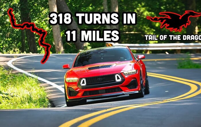 Video: Tail of The Dragon in S650 Mustang -- 318 Turns in 11 Miles