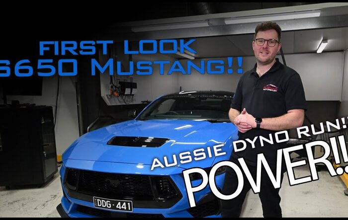 Aussie S650 Mustang GT power figures - dyno run
