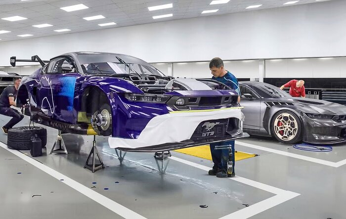 Mustang GT3 How It's Made! Production Line Video