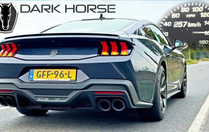 Mustang Darkhorse Autobahn Run
