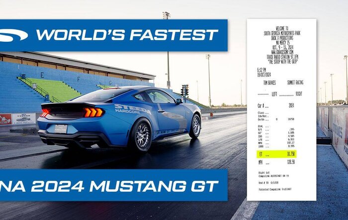 --UPDATE-- Steeda’s 2024 “Silver Bullet 2.0” Mustang Drag Car Once Again Claims World Record for Fastest 2024 Naturally Aspirated Mustang GT