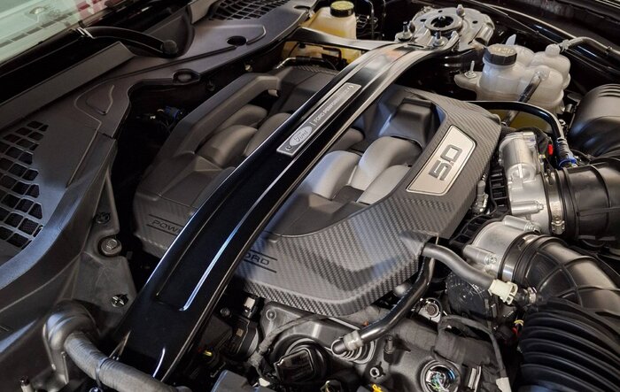 Strut Tower Brace Installed