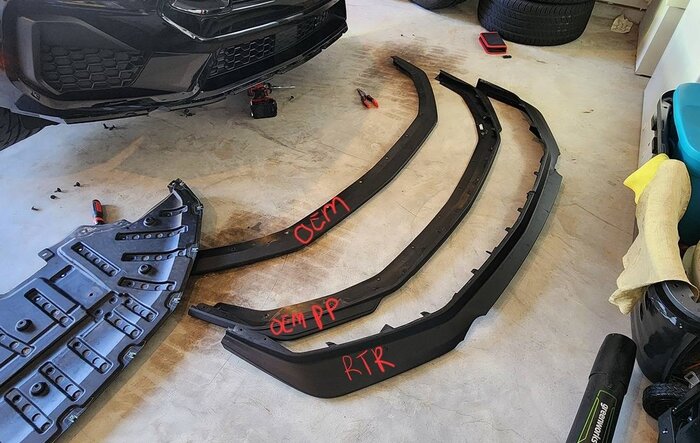 S650 Front lip differences