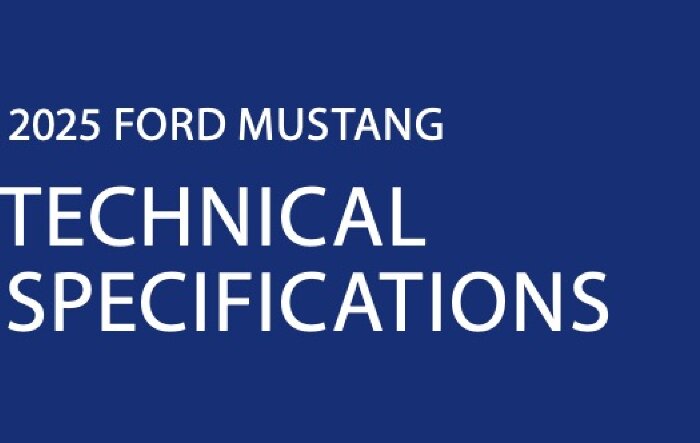 2025 Ford Mustang Tech Specs